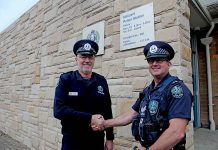 Local police officer celebrated