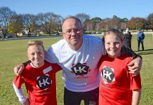 Master class for young soccer players