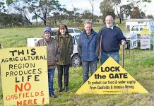 Highways lined to lock the gates