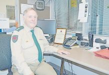 Fire medal for lifetime of service