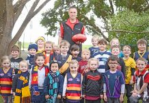Footy fever in the Blue Lake city
