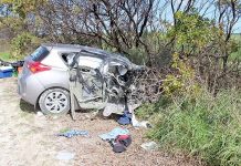 Miracle escape from crash