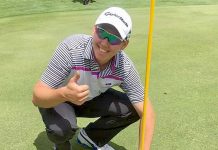 Bumper field hits course