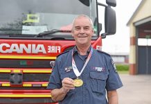 Firie brings home gold medal