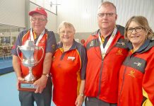 State team dominates