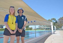 Residents flock to city pool to keep cool