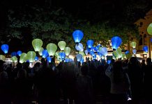 Light shines over the darkness