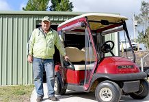 Golf: Baker drives club swing