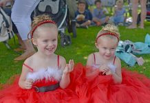 Party in the Park Christmas celebration