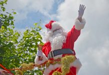 Christmas spirit throughout the city