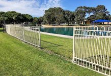 Vandals damage swimming lake