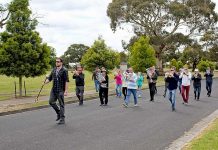 City band pounds pavement for voters