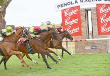 Racing resumes despite blackout