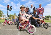 Police deliver new bikes to traffic centre