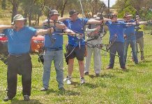Archery: Freeman fires on target