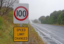 Speeds down, signs down