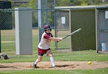 Softball: Warriors draw first blood