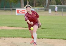 Softball: Warriors too strong