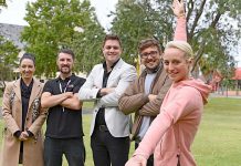 Stars swing into action