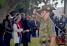 Service honours brave soldiers