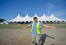 Stage set for music festival