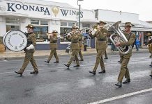 Penola commemorative walk and remembrance pavers opening