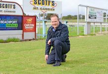 Track upgrade on home straight