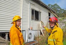Mount Burr home damaged by blaze