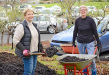 Hospital grounds tidied