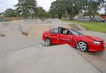 Jail avoided over skate park crash