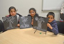 Shadow art at the Mount Gambier Library