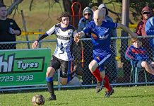 Rangers beaten black and blue