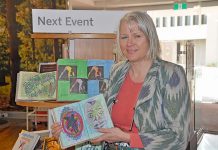 Old books transformed into vibrant artworks