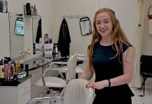 Student works towards dream career