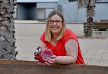 Rail turns red for kidney walk