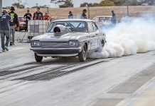 Arbery claims Australian drag racing round over local river