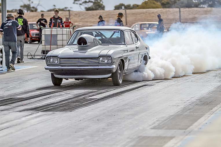 Arbery claims Australian drag racing round over local river
