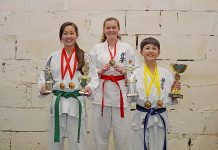 Success strikes martial arts students