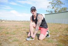 Football hits pavement to raise funds