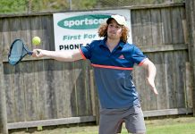 One-sides affairs on tennis court