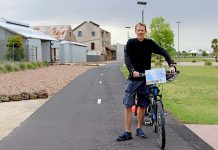 Cyclist visits South East to share message in hope of sparking change
