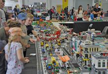 Lego creations showcased