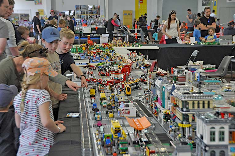 Lego creations showcased