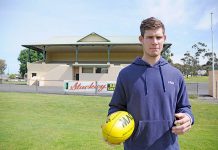 Former Tiger kicking goals