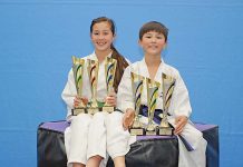 Karate kid claims national titles