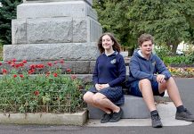 Remembrance Day service honour