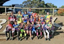 Blue Lake push pedals at BMX State Titles