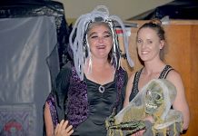 Residents spice up old church hall for a spooky fundraiser