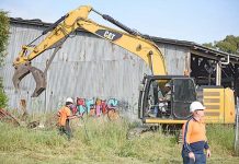 Roundhouse demolition begins