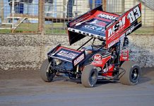 Driver takes high line